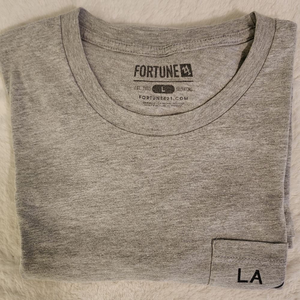 LA Men's Heather Gray Short Sleeve Tee